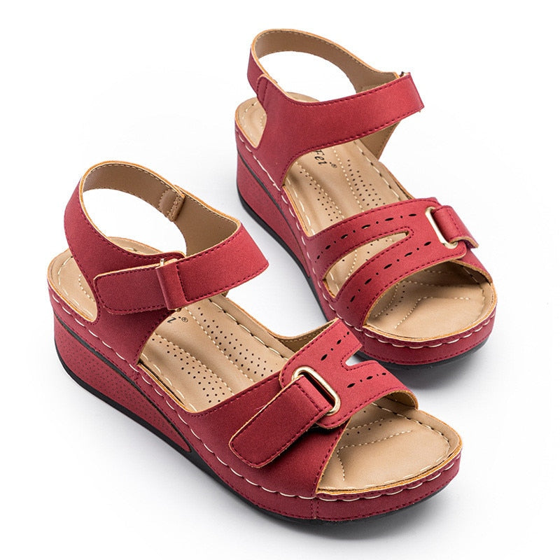 Zinka Damen Orthopädische Keilsandalen – Komfort trifft Stil