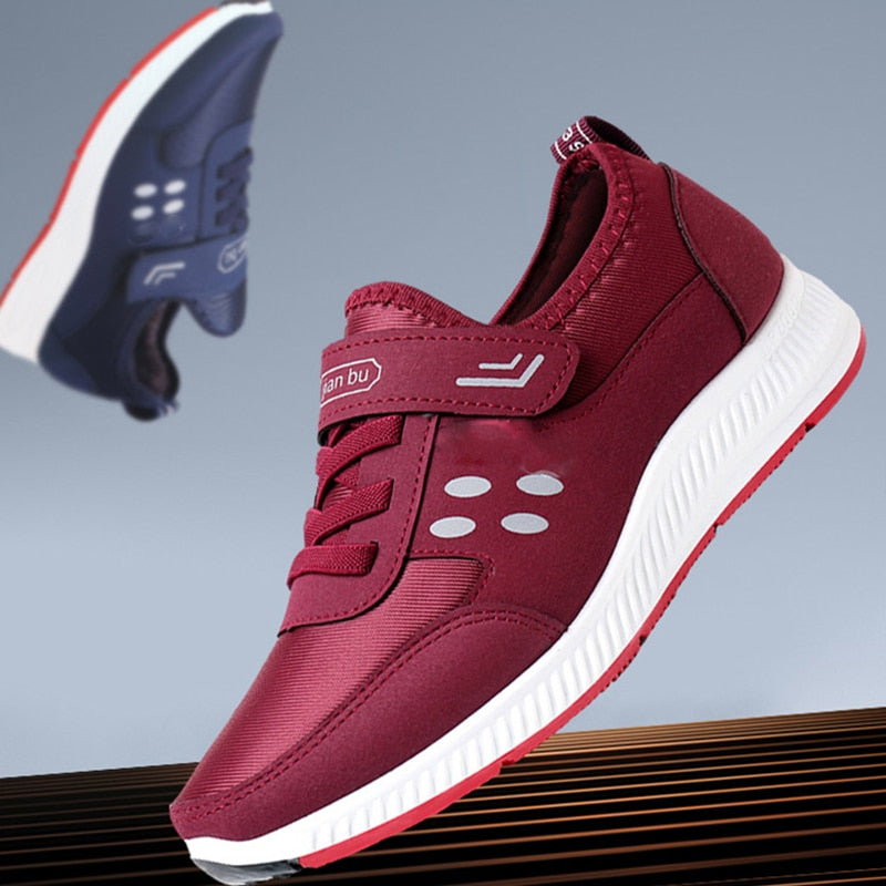 Vulkanisierte orthopädische Sportschuhe mit Mesh-Schnalle für Damen – Gillo