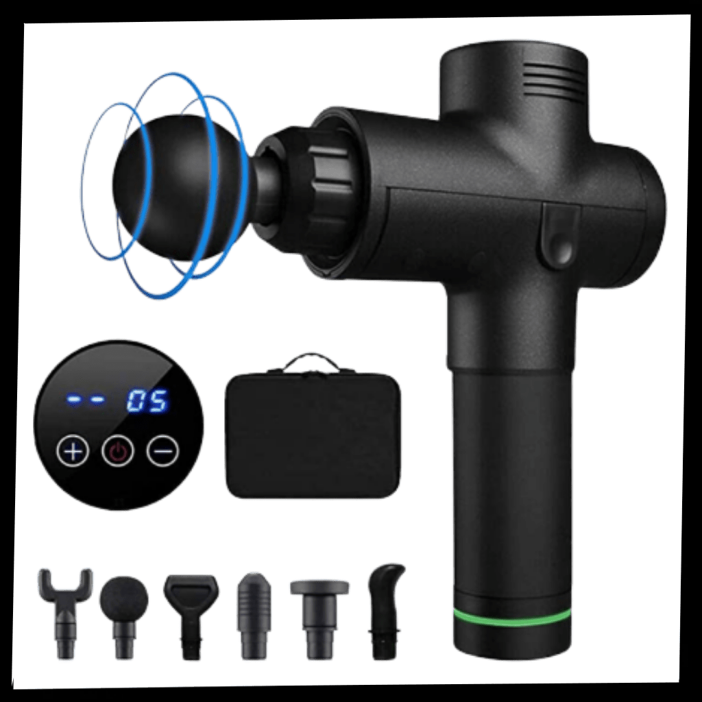 Massagepistole mit einstellbaren Geschwindigkeiten für ultimatives Wohlbefinden