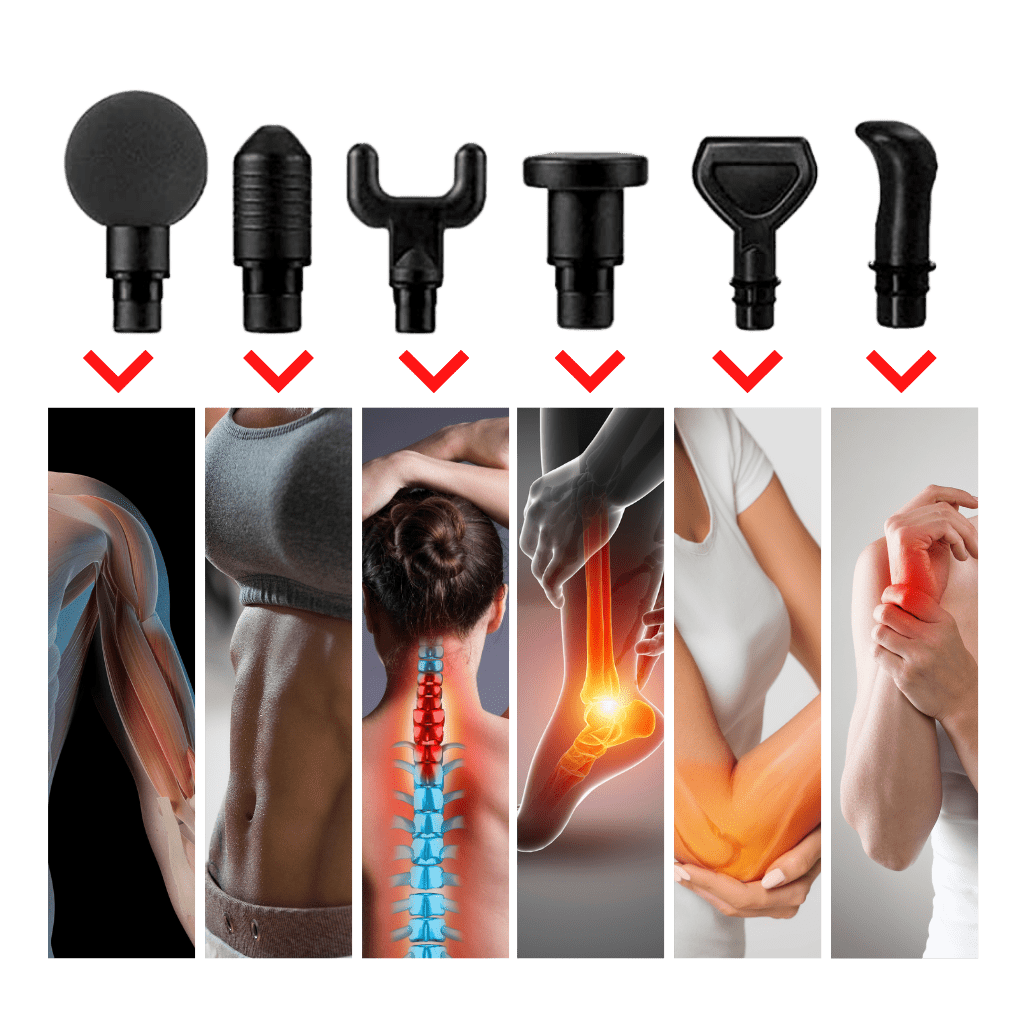 Massagepistole mit einstellbaren Geschwindigkeiten für ultimatives Wohlbefinden