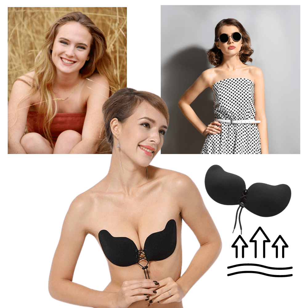 Transparenter und Bequemer Push-Up-BH