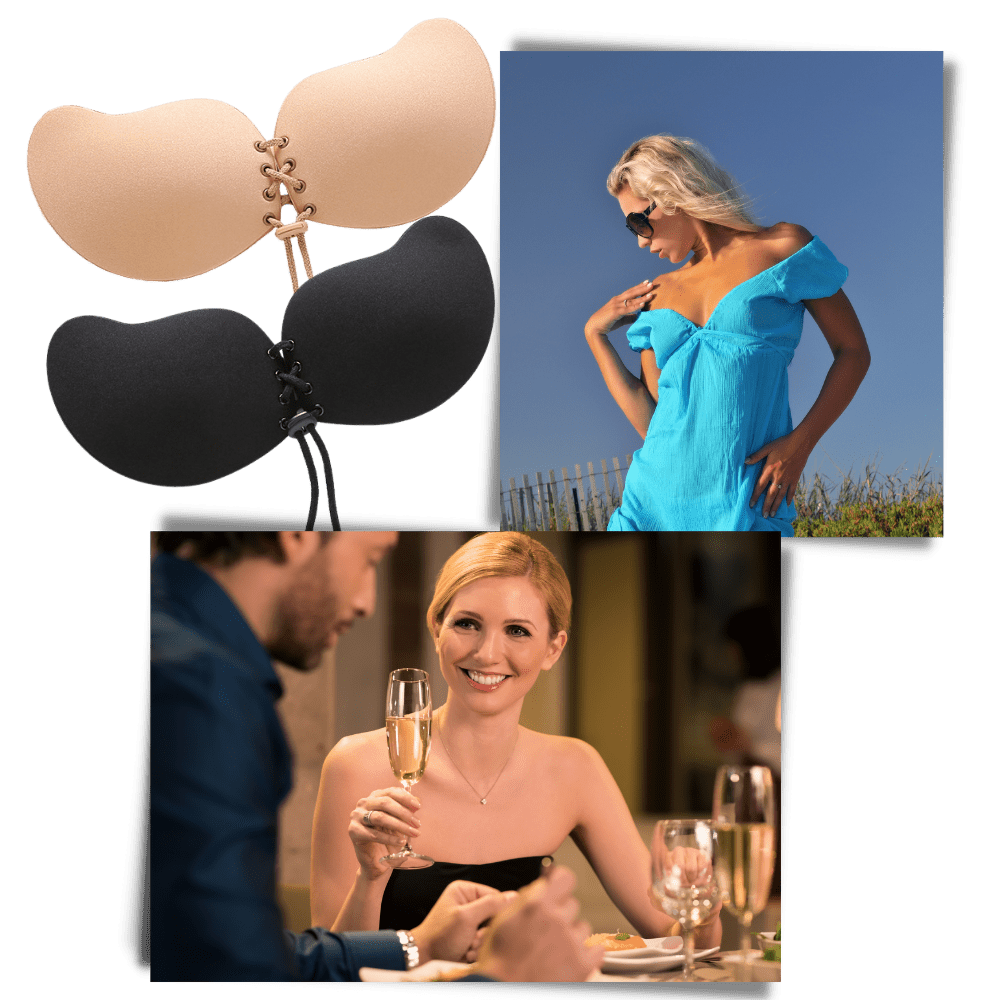 Transparenter und Bequemer Push-Up-BH