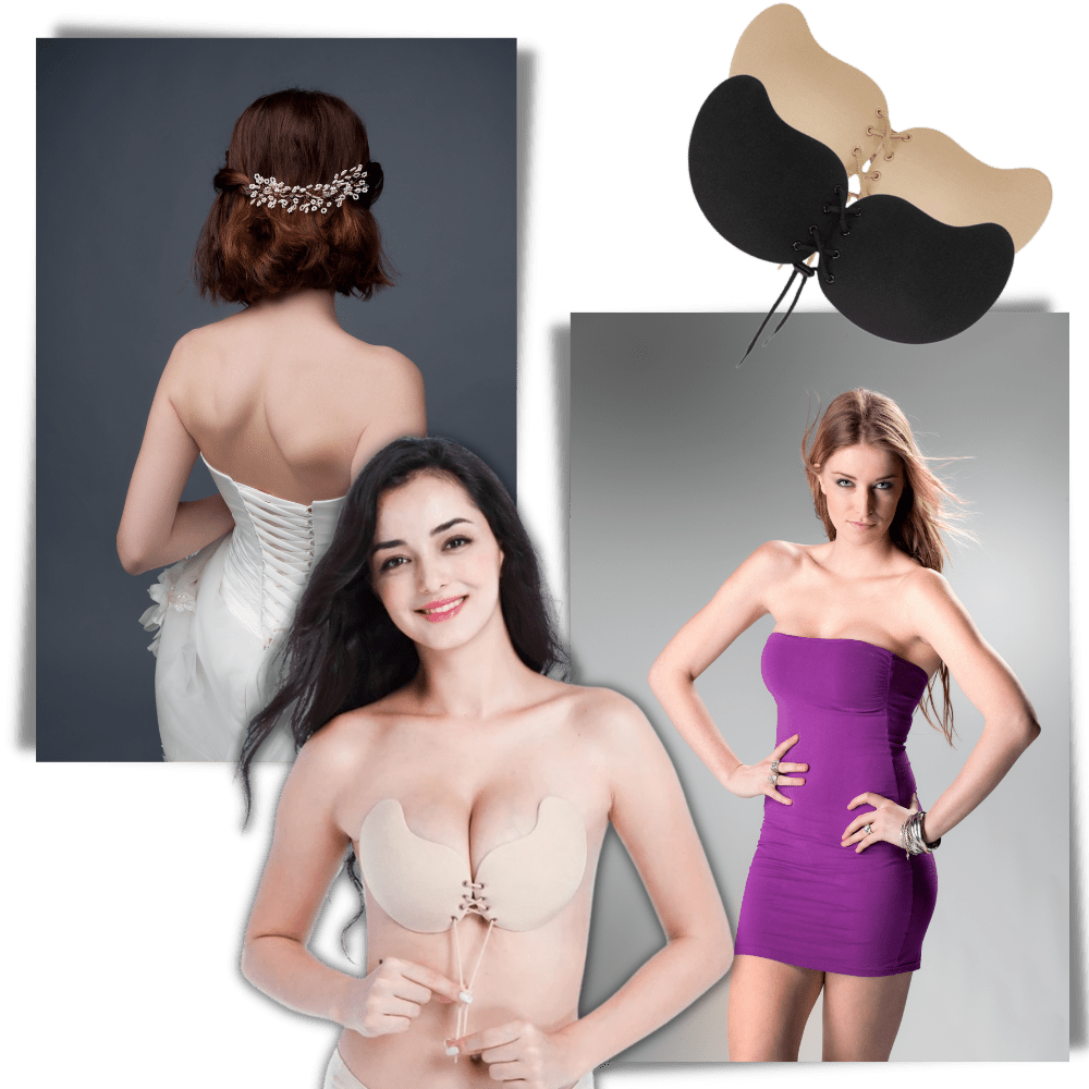 Transparenter und Bequemer Push-Up-BH