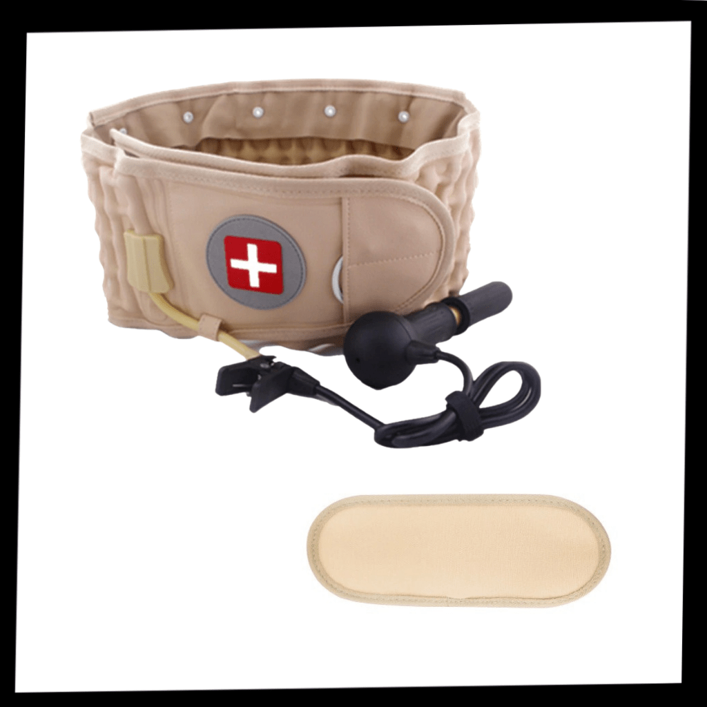 Lendenwirbelstützgürtel mit Luftdruckentlastung für optimalen Komfort