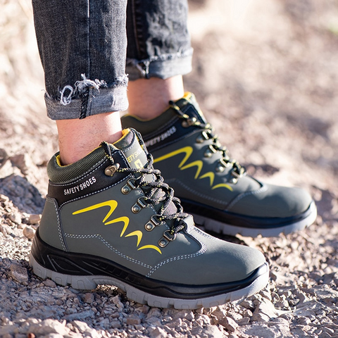 Herren Sicherheitsschuhe mit rutschfester Sohle für ultimativen Halt
