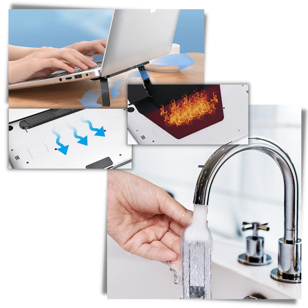 Ultraleichter Aluminium-Laptop-Ständer, dezent und elegant
