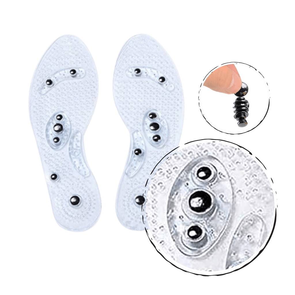 Revitalisierende magnetische Massageeinlagen