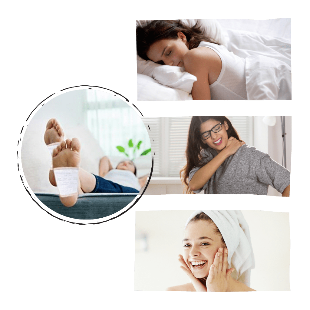 20 Paar Natürliche Detox-Pflaster für die Füße - Toxine eliminieren und revitalisieren!