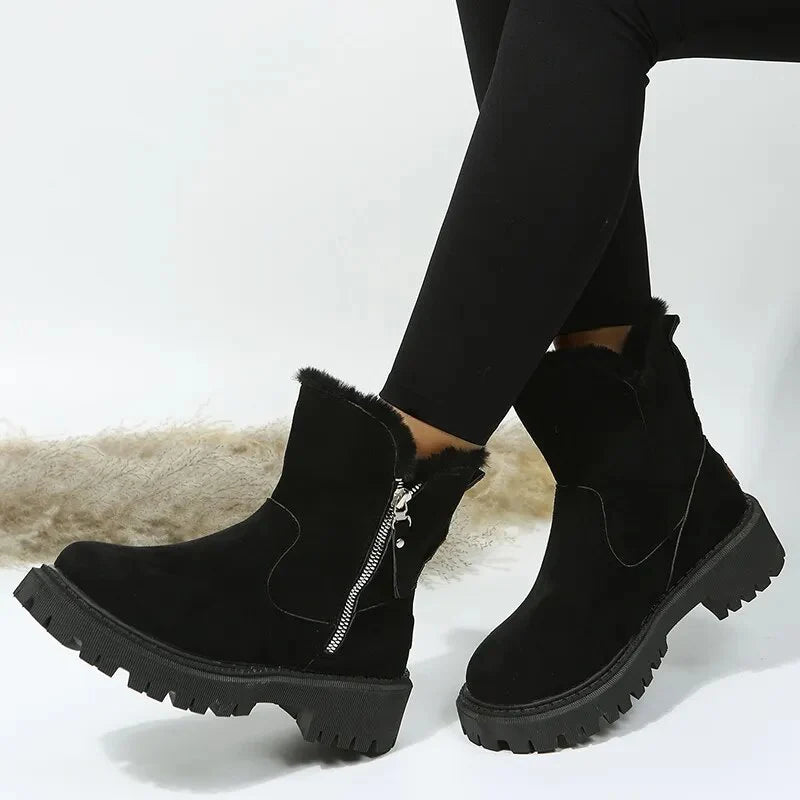 Wiboo Kuschelige Damenplüschstiefel für ultimativen Komfort