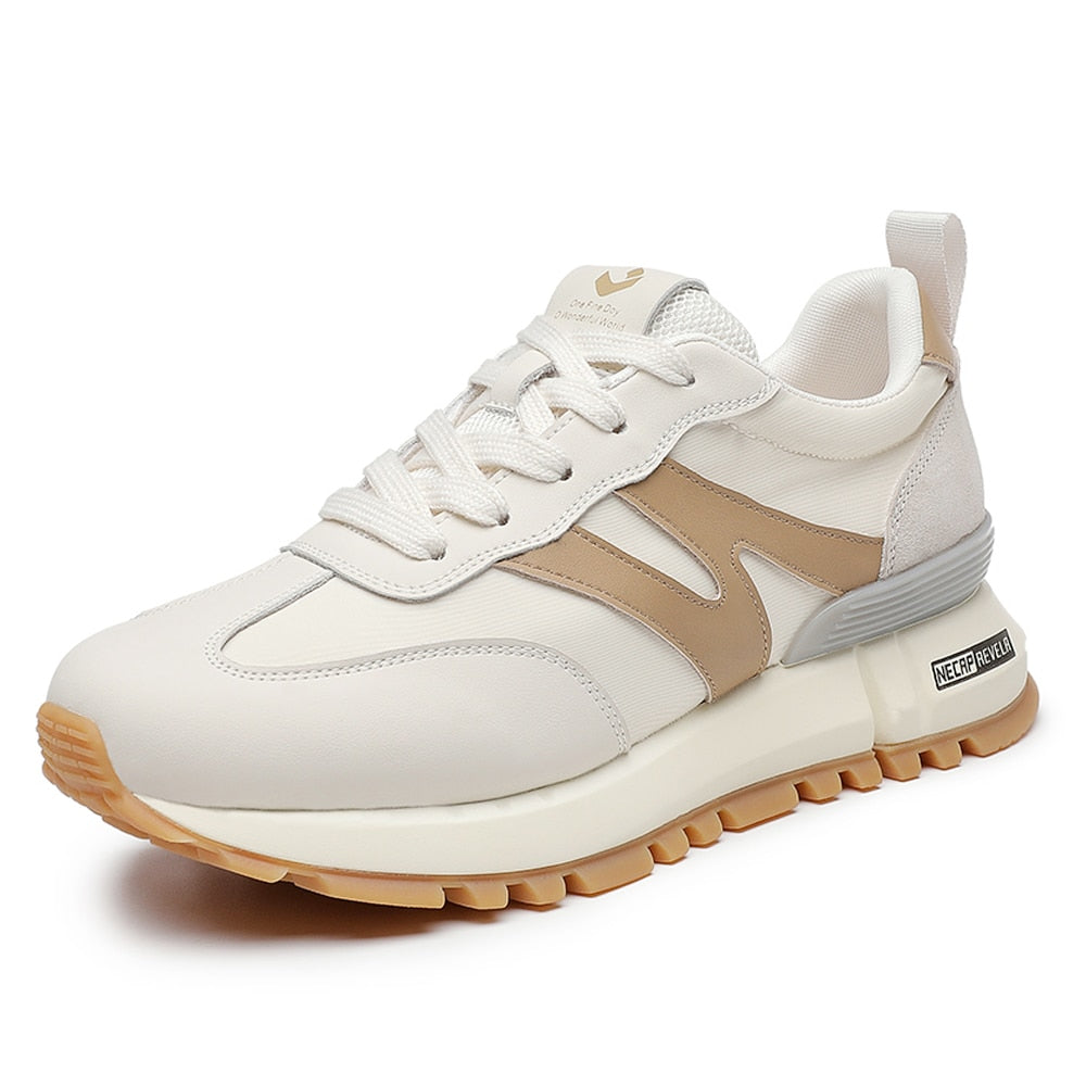Bequeme orthopädische Schnürschuhe für Damen mit elegantem Rundkopf – Runy