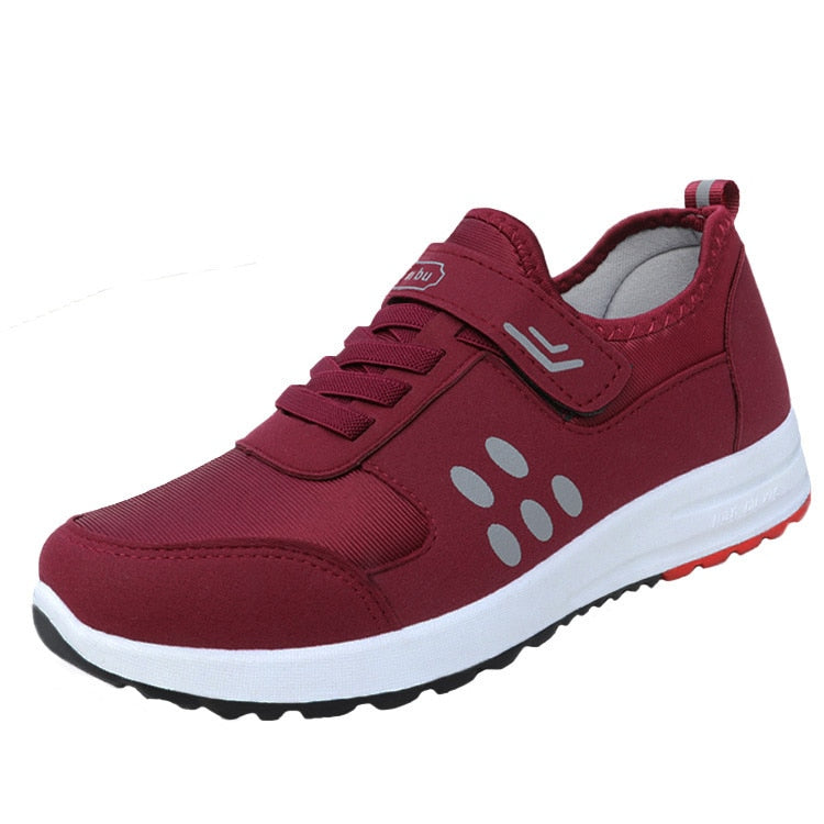Vulkanisierte orthopädische Sportschuhe mit Mesh-Schnalle für Damen – Gillo