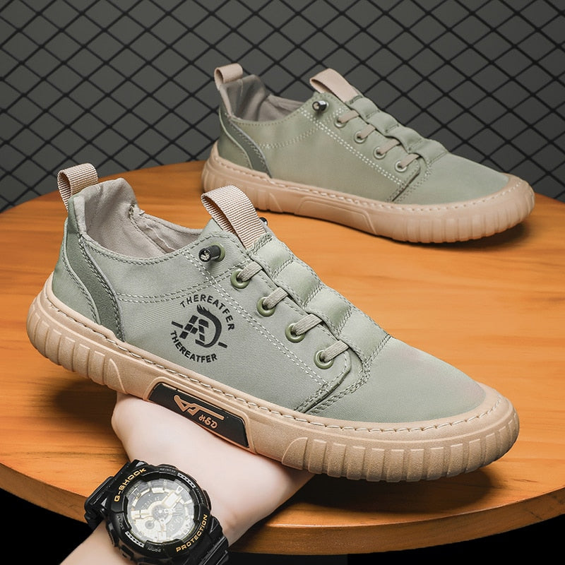 Bequeme orthopädische Leinenschuhe für Herren – Modell Alvaro