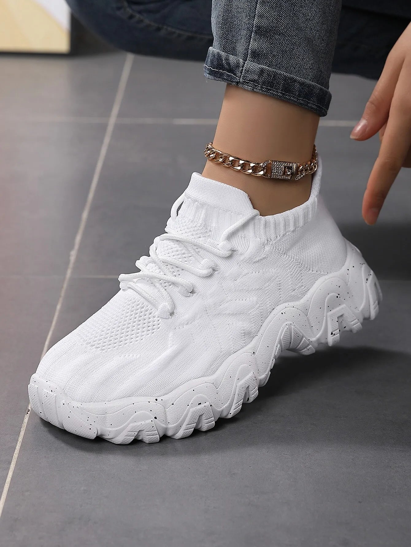 Elegante Damen-Sneaker – Underground Splendor Twist