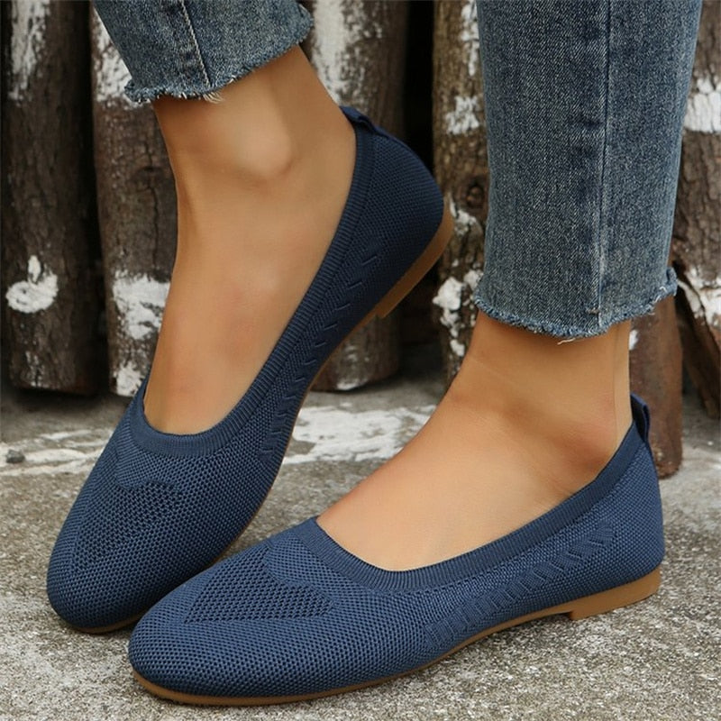 Elegante orthopädische Damenschuhe mit komfortablem Rundkopf – Boochy