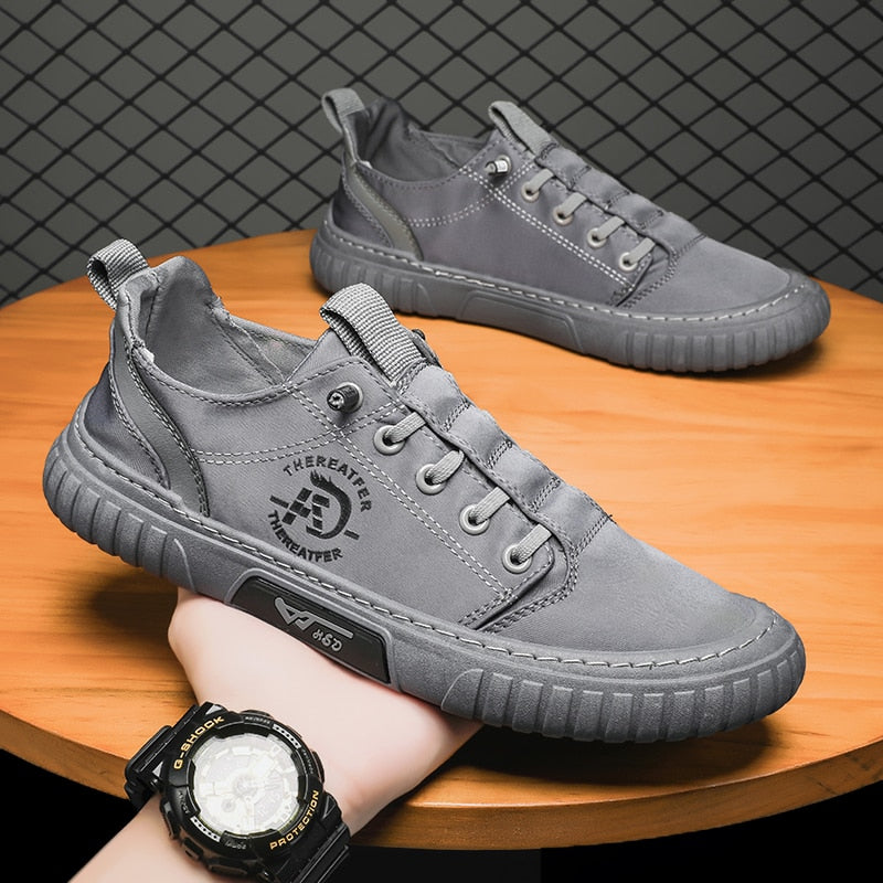 Bequeme orthopädische Leinenschuhe für Herren – Modell Alvaro