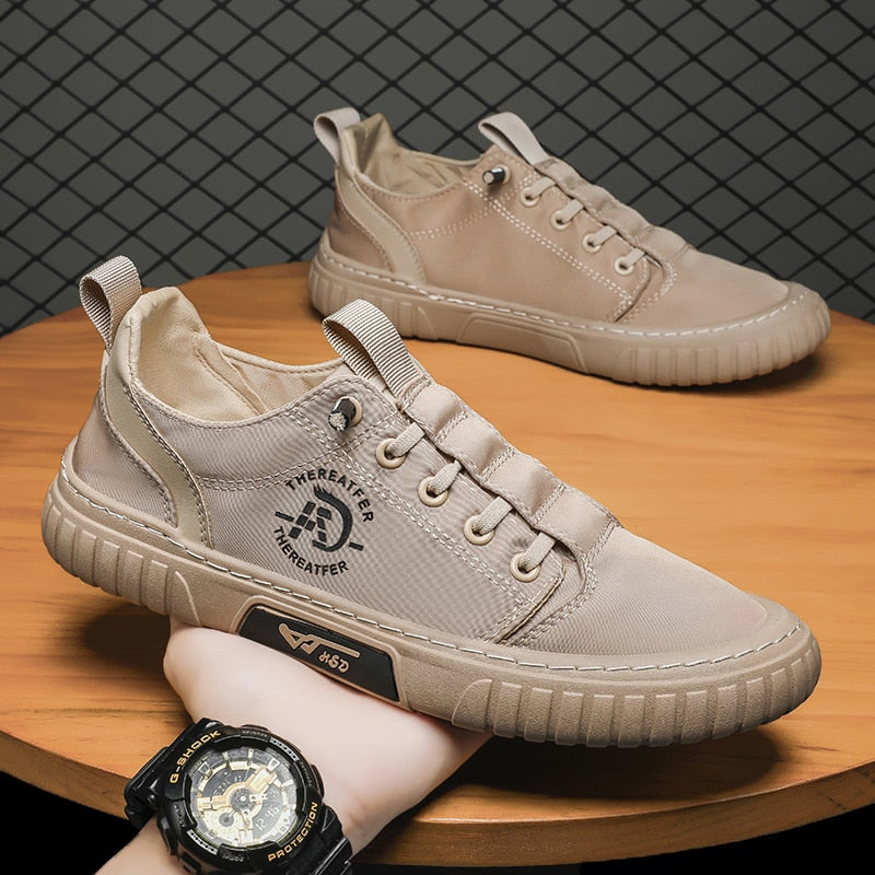 Bequeme orthopädische Leinenschuhe für Herren – Modell Alvaro