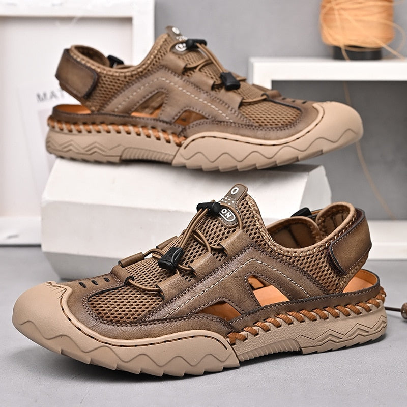 Bequeme Herren-Sandalen für Abenteuer in der Natur – Nuhel