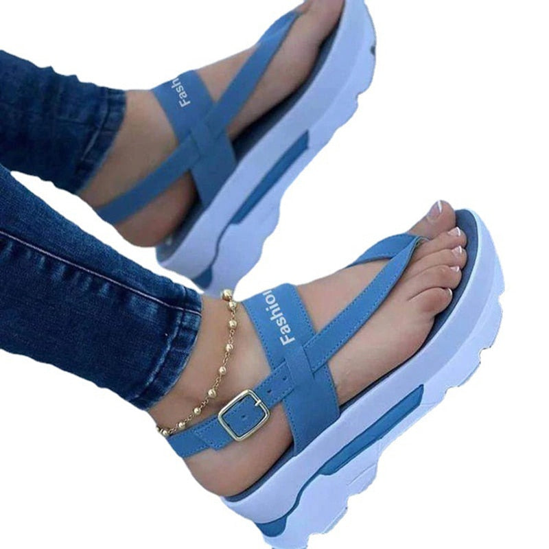 Plateau-Keilsandalen für Damen – Choxy