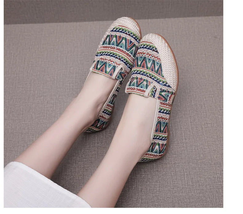 Orthopädische Vintage-Slipper für Damen