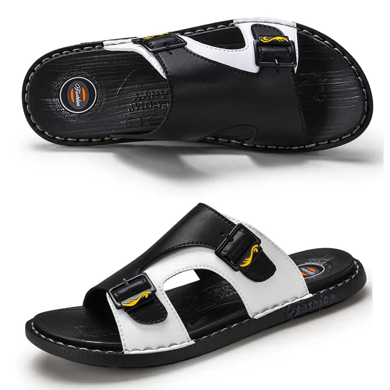 Bequeme Ledersandalen