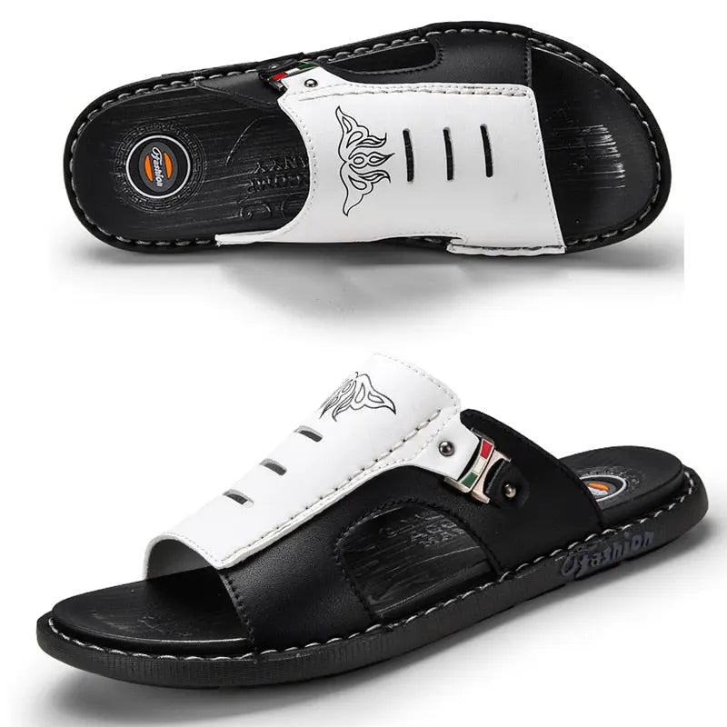 Bequeme Ledersandalen