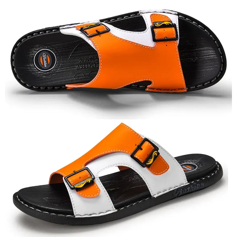Bequeme Ledersandalen