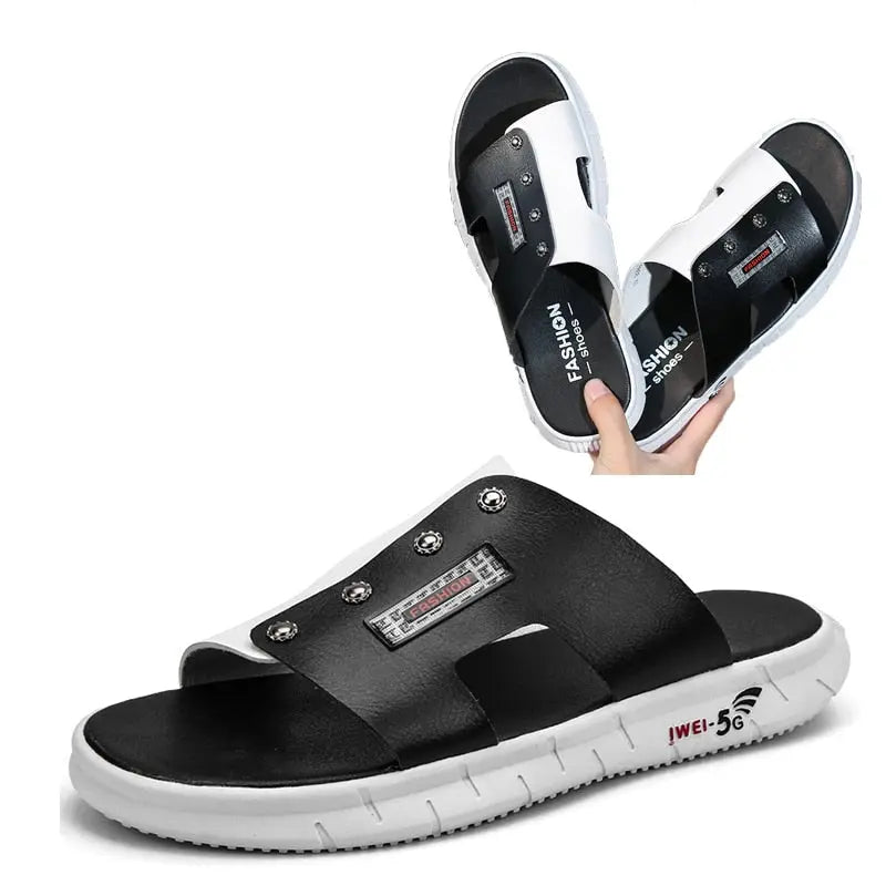 Bequeme Ledersandalen