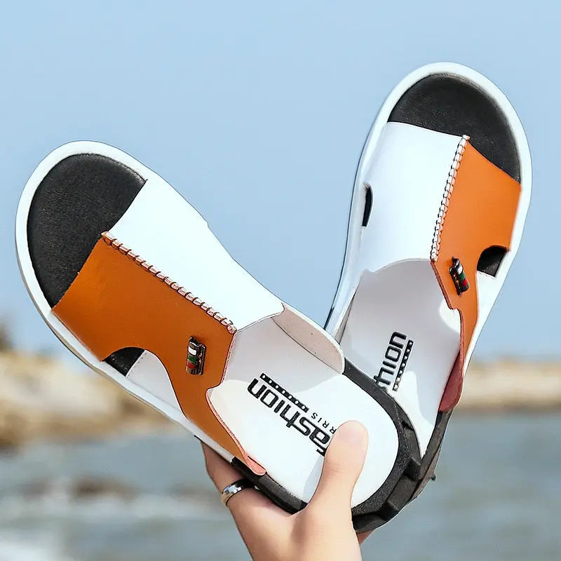 Bequeme Ledersandalen