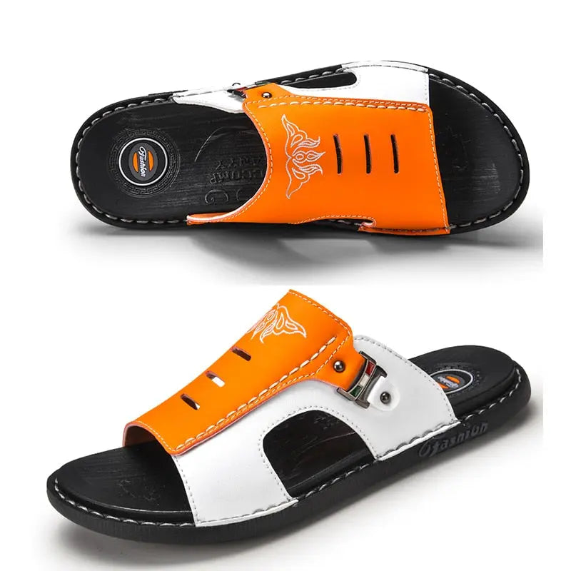 Bequeme Ledersandalen