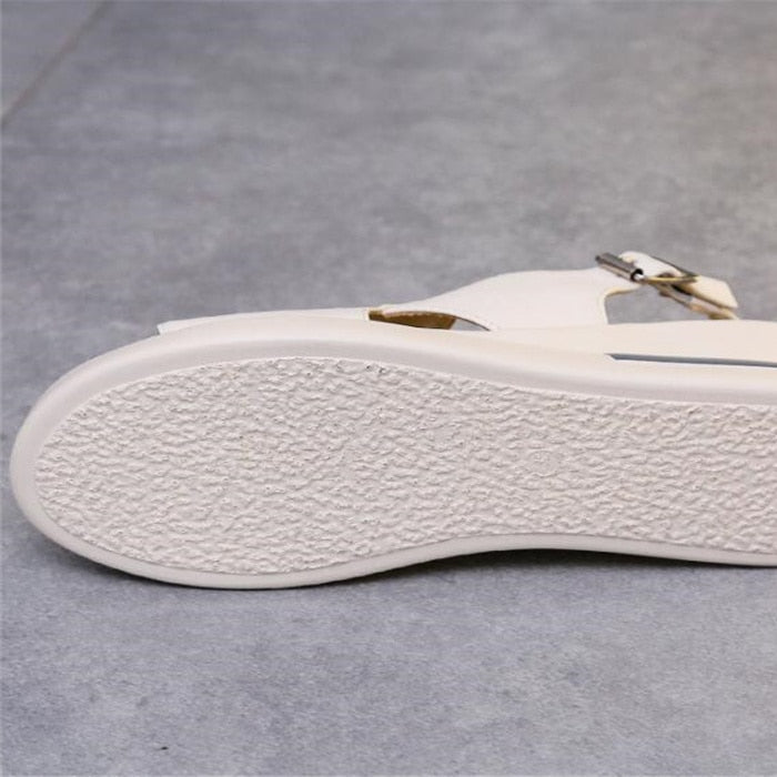 Stylische Damen-Ledersandalen mit komfortabler, dicker Sohle – für ultimativen Tragekomfort!