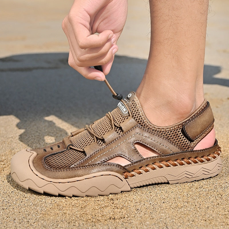 Bequeme Herren-Sandalen für Abenteuer in der Natur – Nuhel