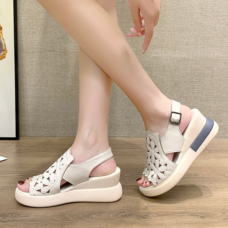 Elegante Keilsandalen für Damen - Aspira Kollektion