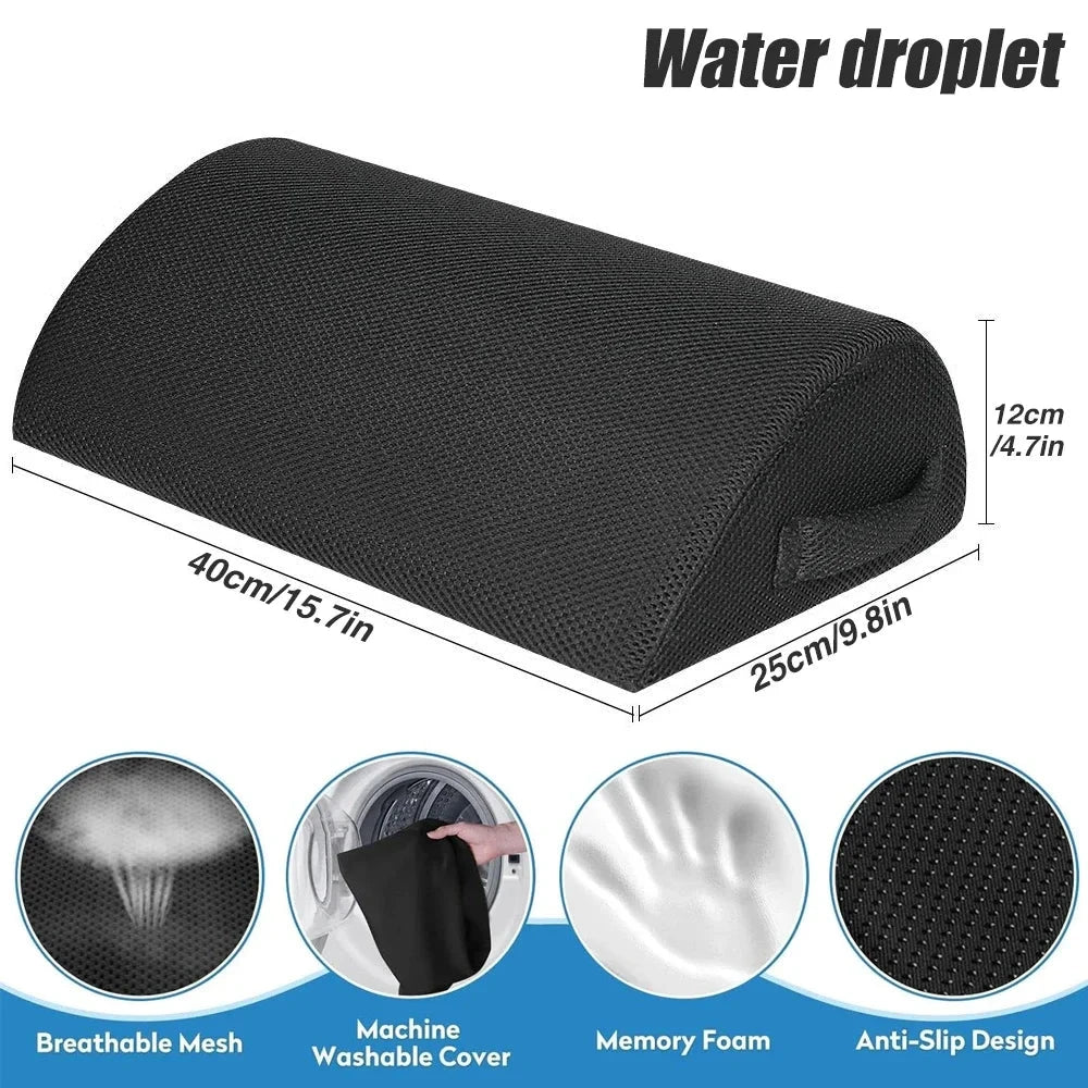 Ergonomische Memory-Schaum-Fußstütze – Rutschfester, waschbarer Hocker zur Reduzierung von Müdigkeit am Schreibtisch