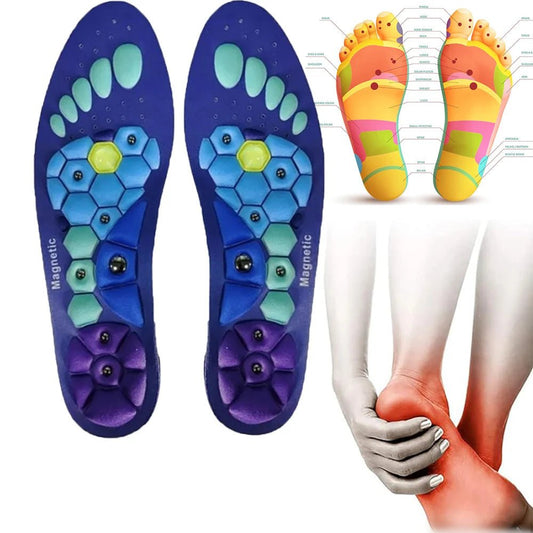 Magnetsohlen - Fußmassage Orthopädische Akupressur-Pads für verbesserte Fußgesundheit