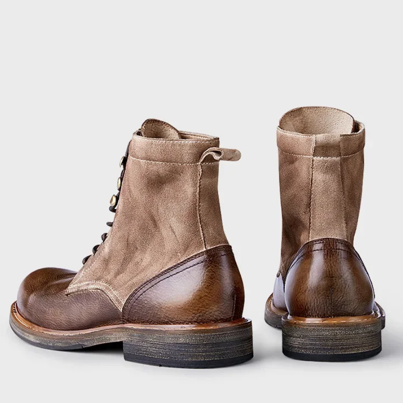 Stilvolle orthopädische Herrenschuhe im Retro-Vintage-Design – Cameron