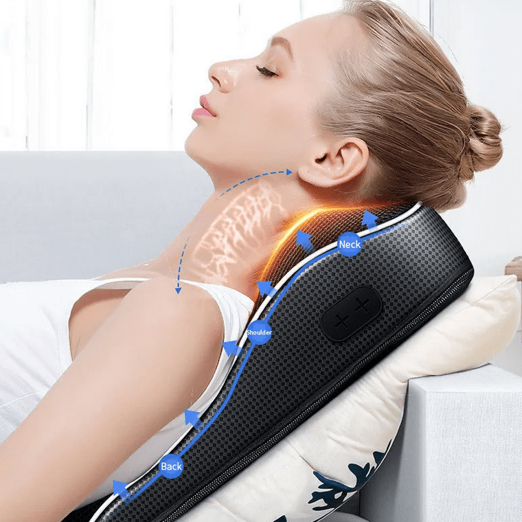 Shiatsu Nacken und Rückenmassager mit Wärme für Zuhause und Auto