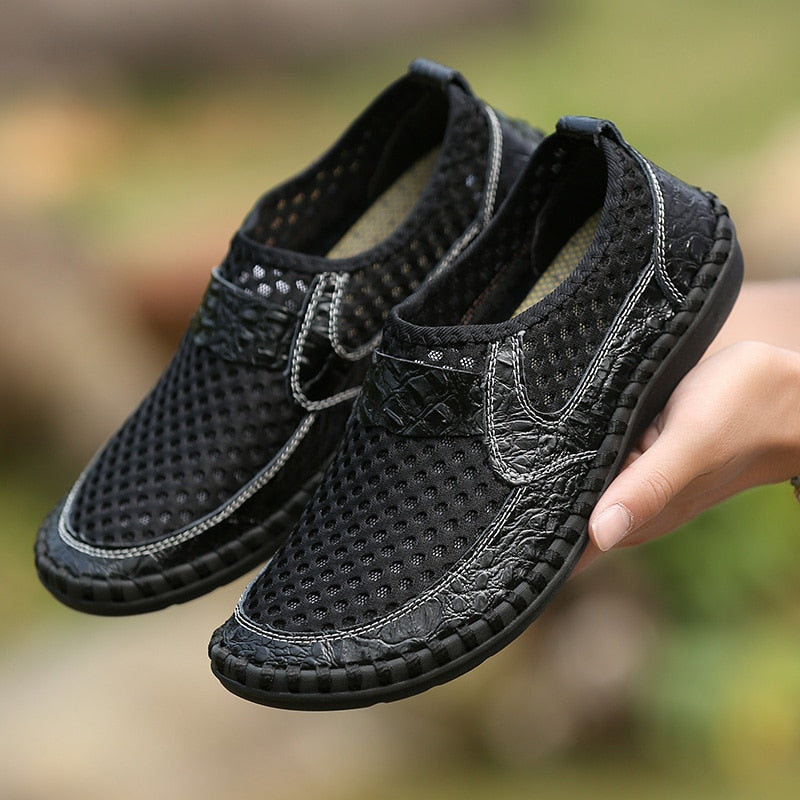 Stylische, handgefertigte Slipper für Herren – Trigo
