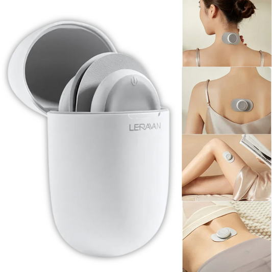 3-in-1 Kabelloses TENS-, EMS- und Massagegerät zur Schmerztherapie mit Stromimpulsen sowie zur Muskelregeneration