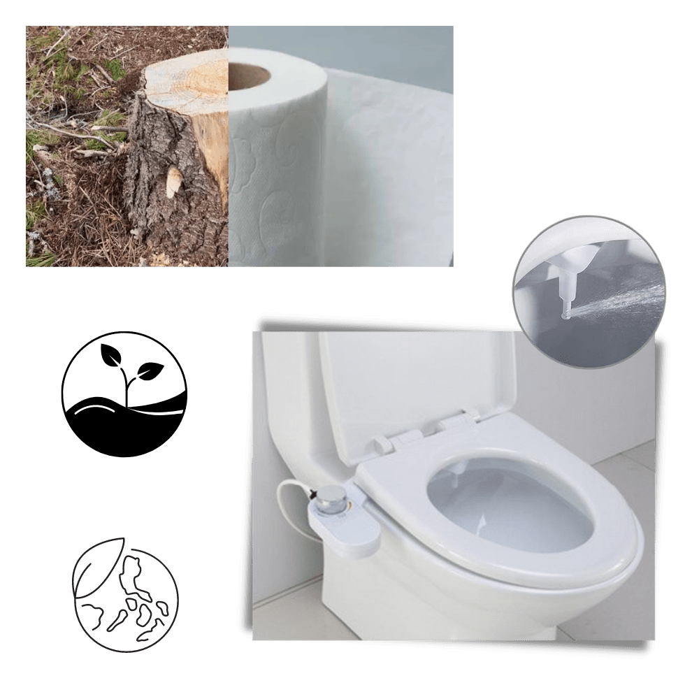 Toilettensitz mit integriertem Bidet für optimalen Komfort