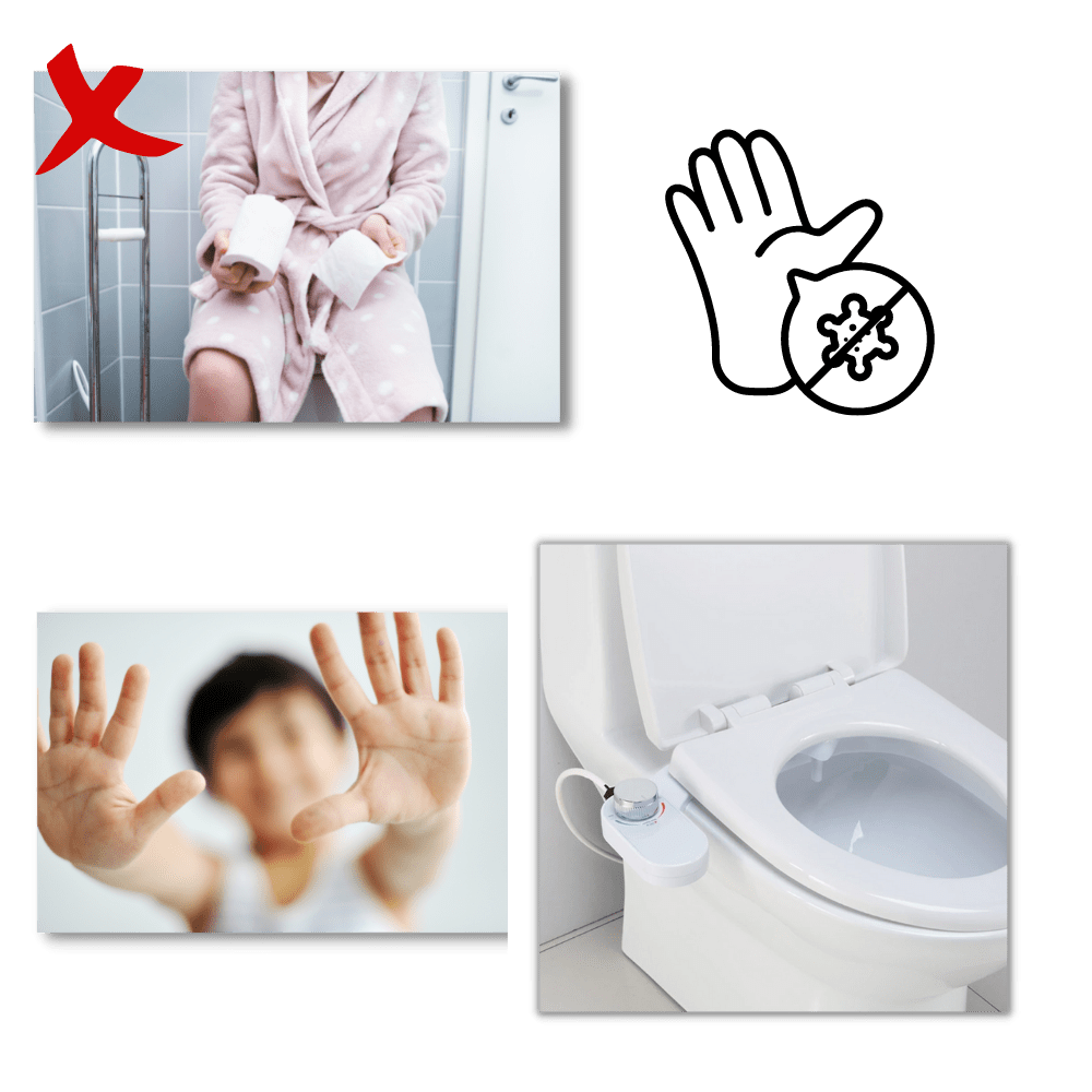 Toilettensitz mit integriertem Bidet für optimalen Komfort