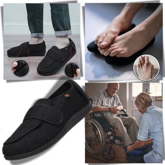 Bequeme und anpassbare Schuhe für diabetische empfindliche Füße