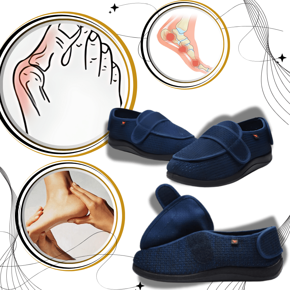 Bequeme und anpassbare Schuhe für diabetische empfindliche Füße