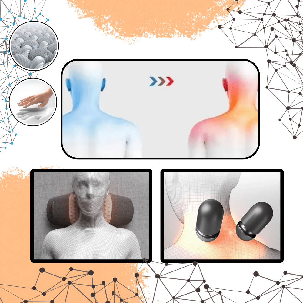 Wärmekissen zur Linderung von Nackenschmerzen