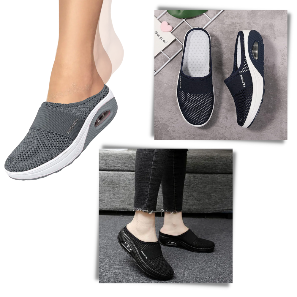 Bequeme Luftgepolsterte Slip-on Sneakers für die empfindlichen Füße von Diabetikern