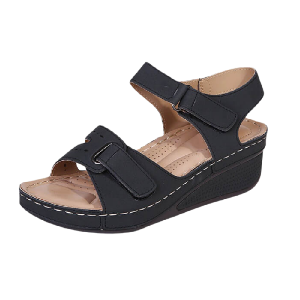 Bequeme Damensandalen mit orthopädischer Fußgewölbeunterstützung