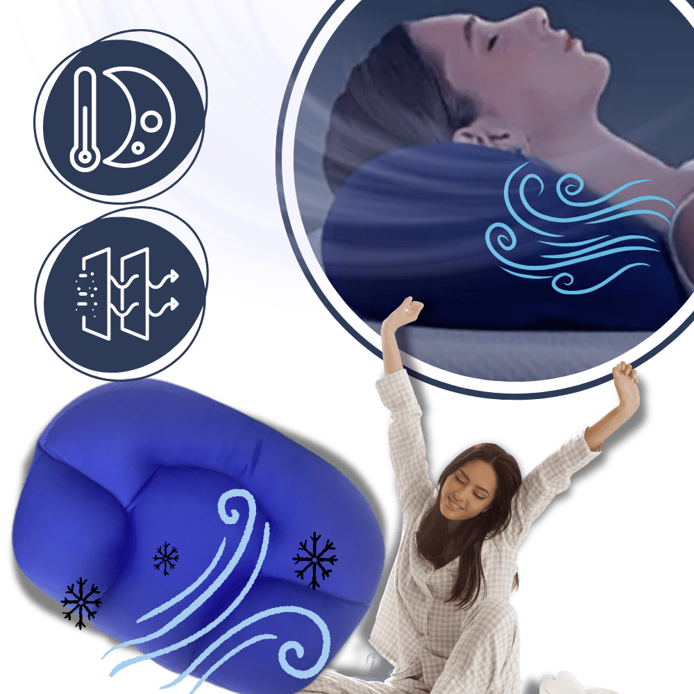 Kühlendes Wolkenkissen mit Mikroperlen für optimalen Komfort