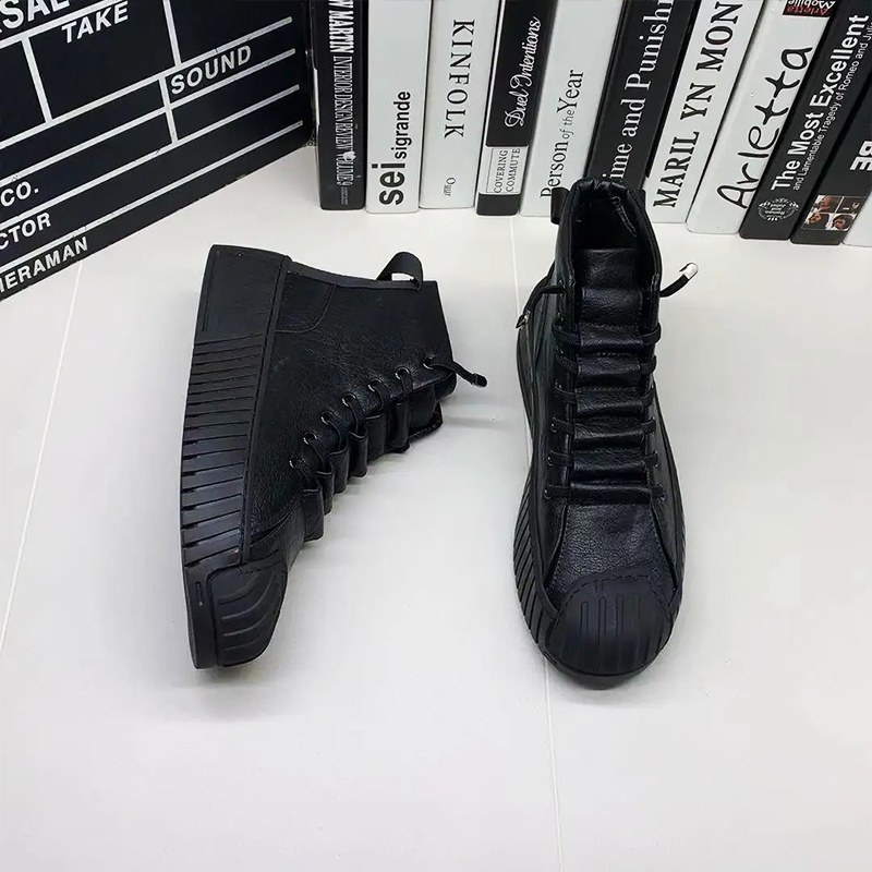 Orthopädische Schuhe Herren Hohes Leder