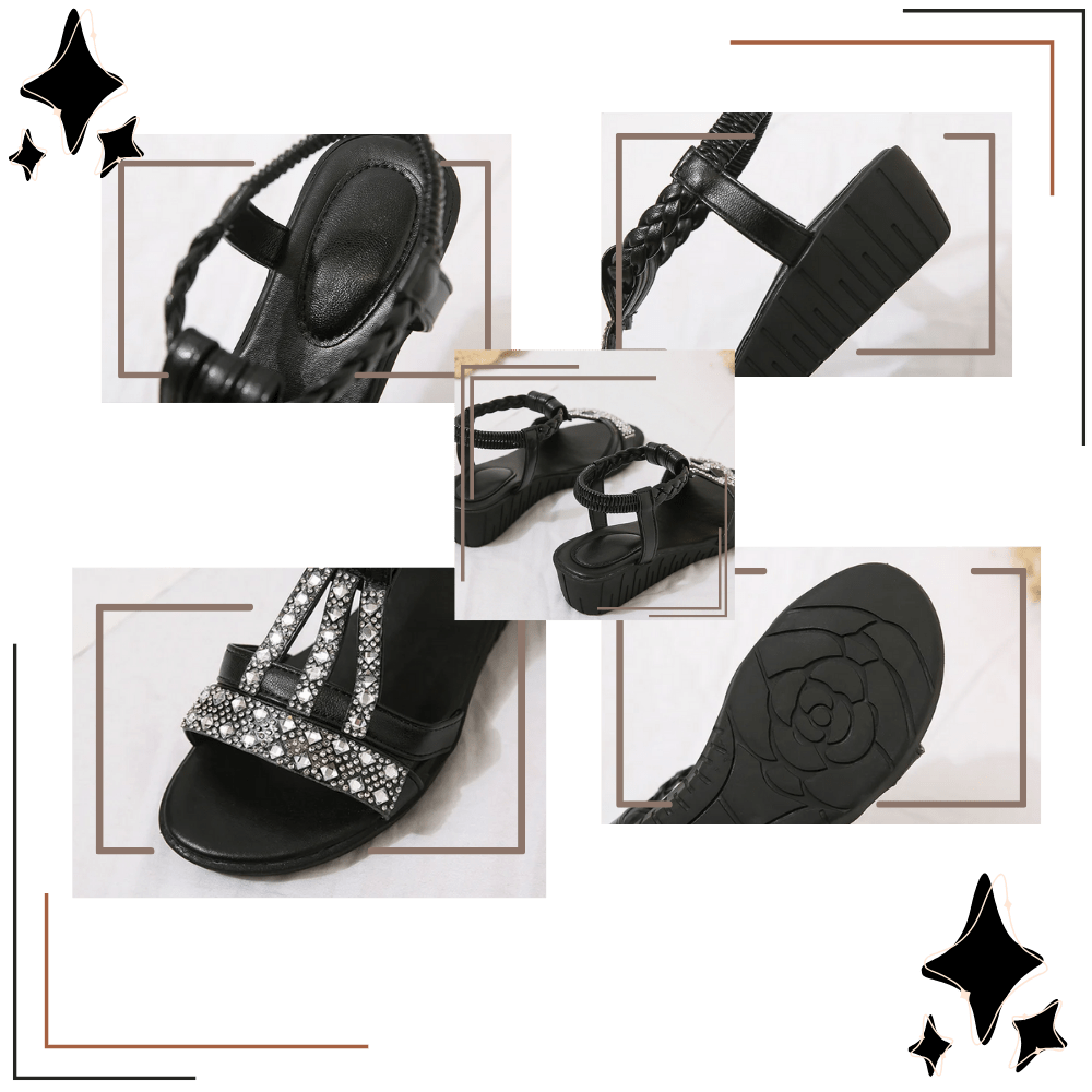 Schicke Orthopädische Sandalen im Boho-Stil