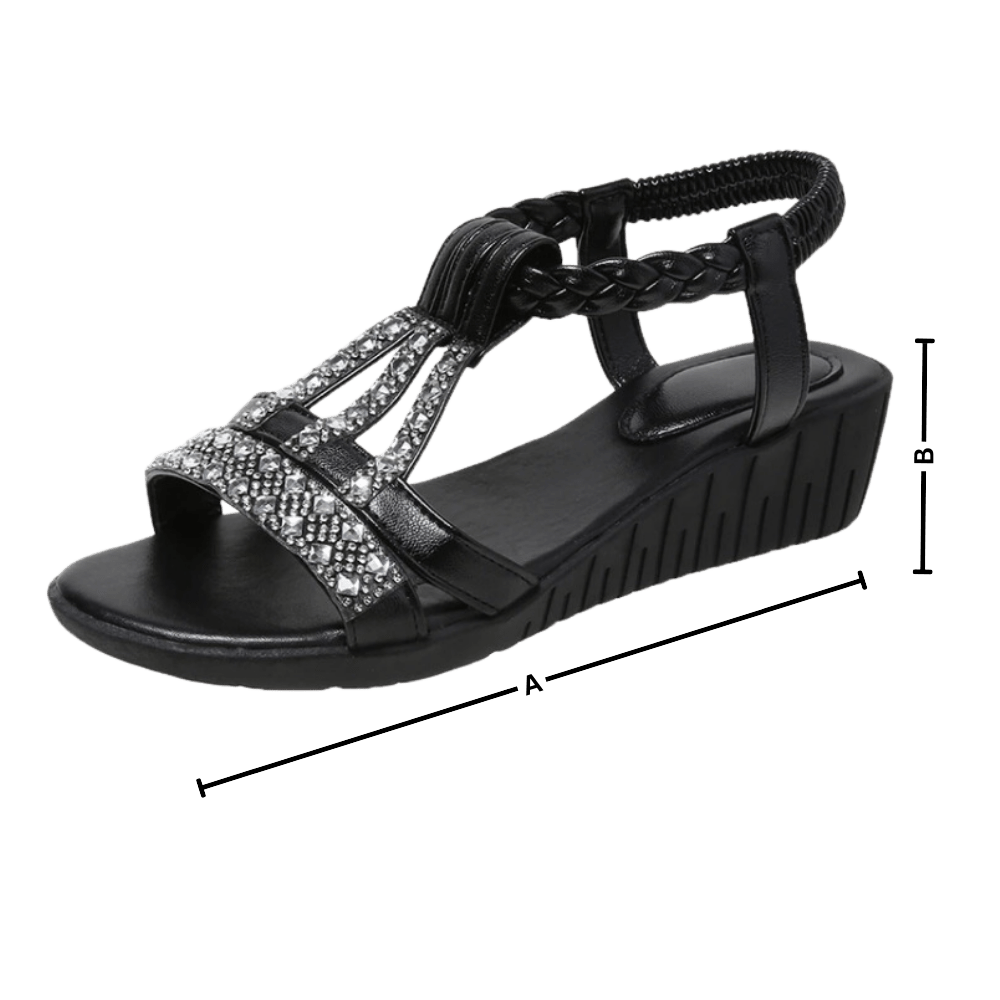 Schicke Orthopädische Sandalen im Boho-Stil