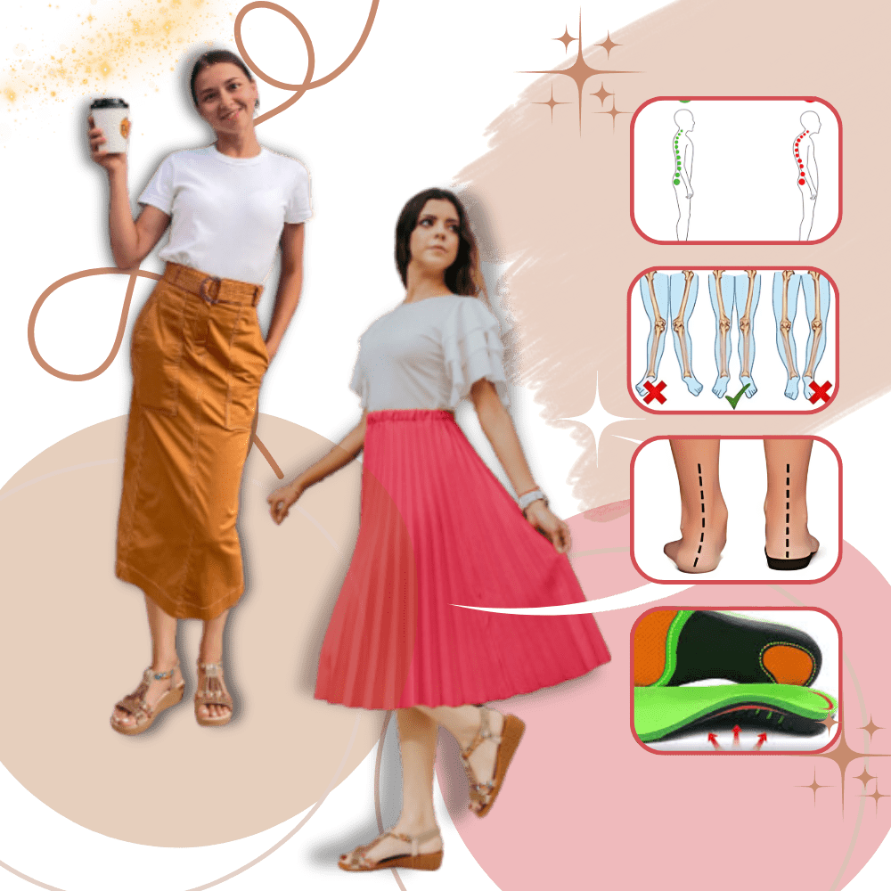 Schicke Orthopädische Sandalen im Boho-Stil